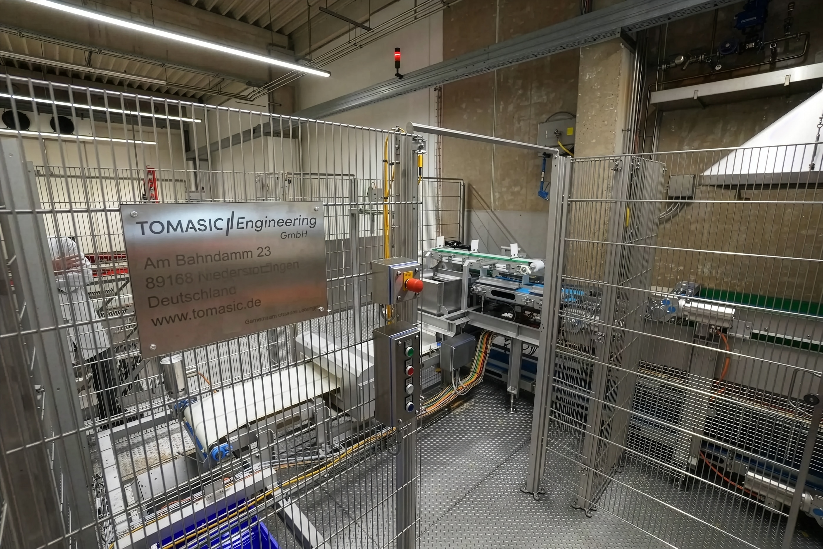 Produktionsanlage von Tomasic Engineering